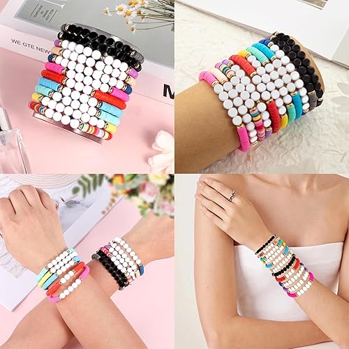 Miniatura 4 de Biendo Juego de pulseras Eras de 11 piezas, amante, folklore intrépido, habla ahora, reputación, amistad, inspiradas en la música, regalos para los