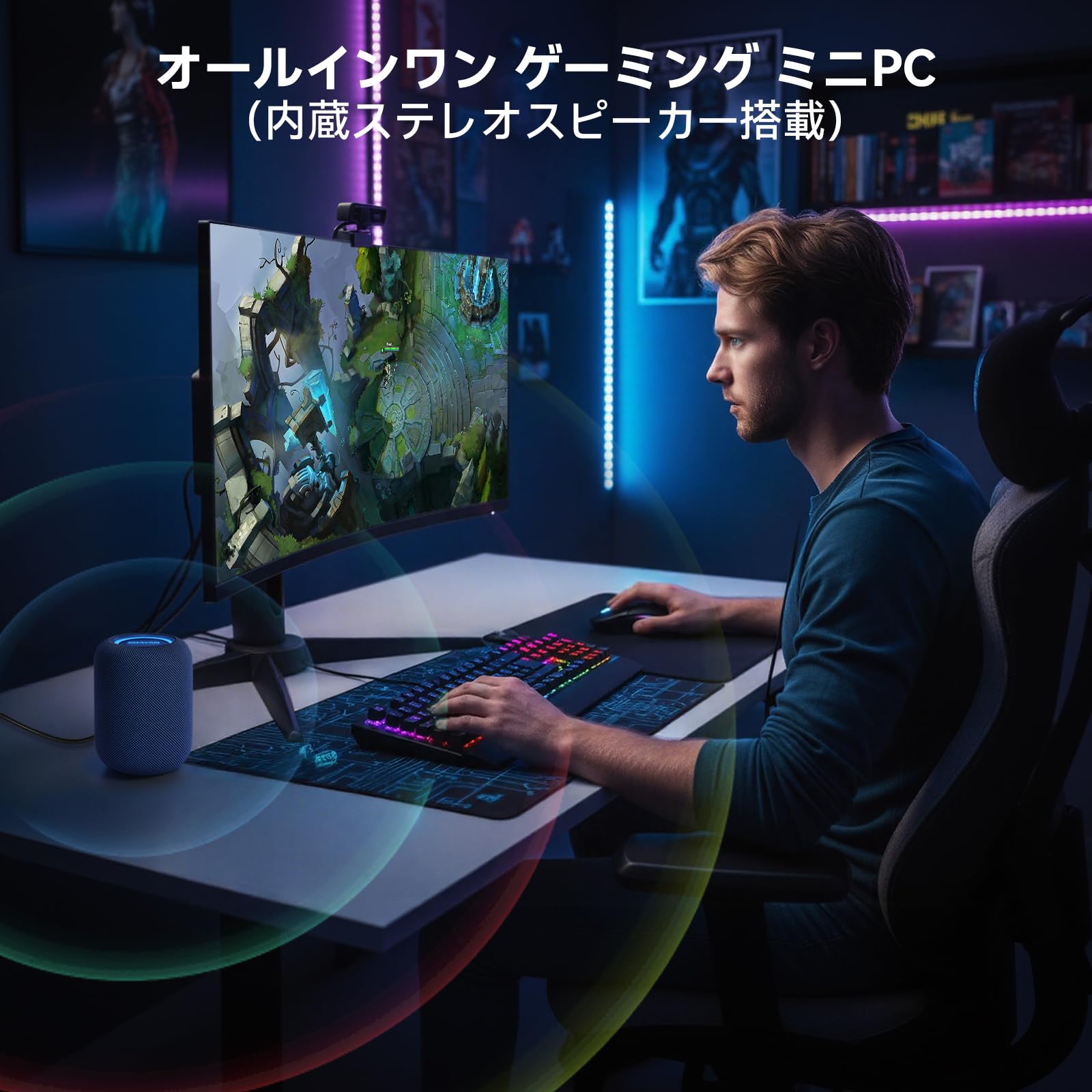 Amazon.co.jp: SOAYAN ミニPC, AMD Ryzen 7 8745HS ミニパソコン(8C