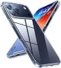 Case Compatible with Coverzone iPhone 17 Pro Crystal Clear Thin Feel Yellowing Non-Yellowing Slot and Logo Showing Keys Comfortable Access, Case Compatible with Hard Plastic Transparent iPhone 17 Pro