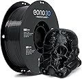 PETG 3D Printer Filament 1.75mm Black, 1KG (2.2lbs) – Low Stringing, High Toughness & Strong Layer Adhesion, Moisture Resistant, ±0.02mm Accuracy, Tangle-Free