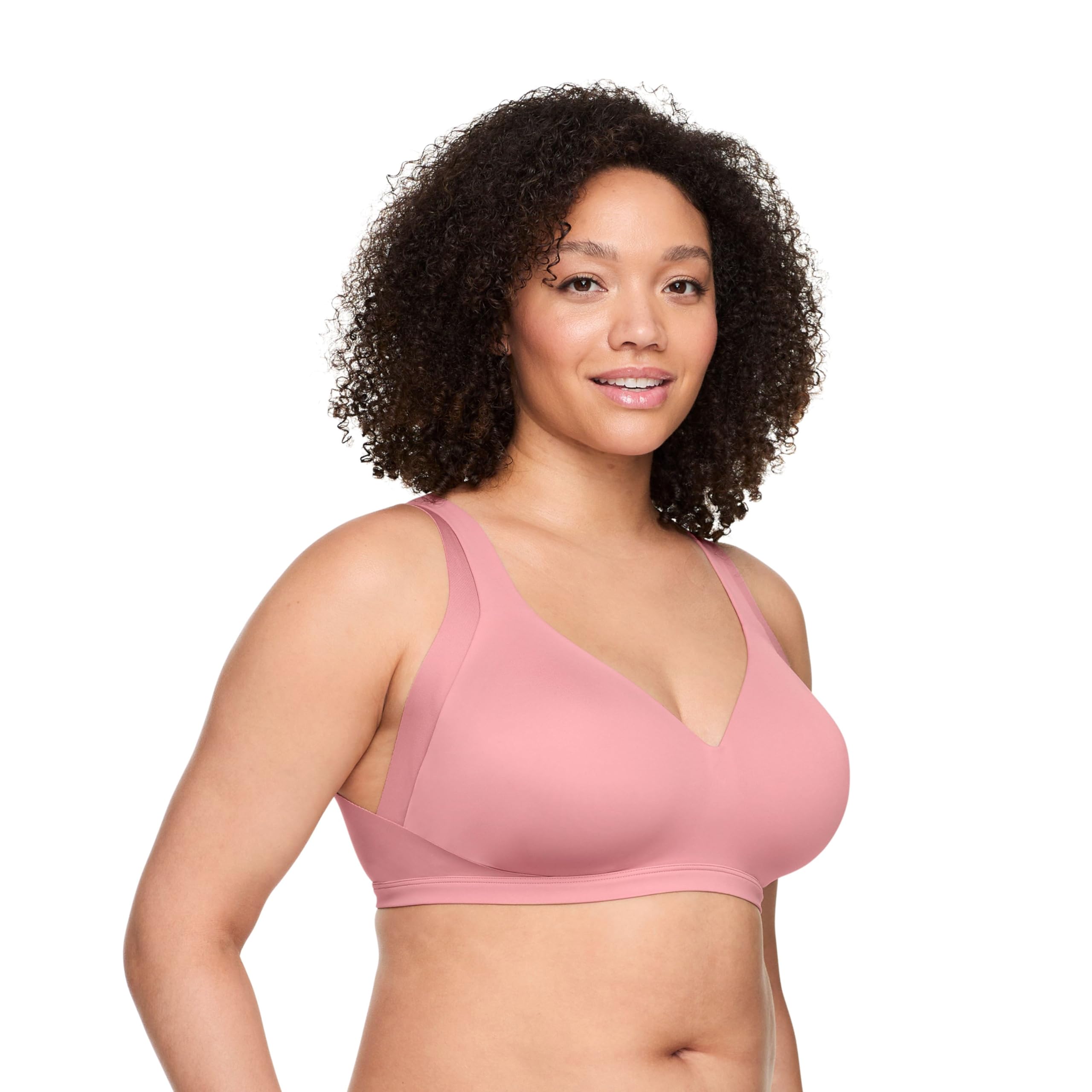 Warner's Womens No Side Effects Underarm and Back-Smoothing Comfort Wireless Lightly Lined T-Shirt Bra Ra2231a