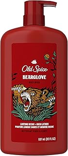 Old Spice Body Wash for Men, Bearglove, Long Lasting Lather, 30 FL OZ