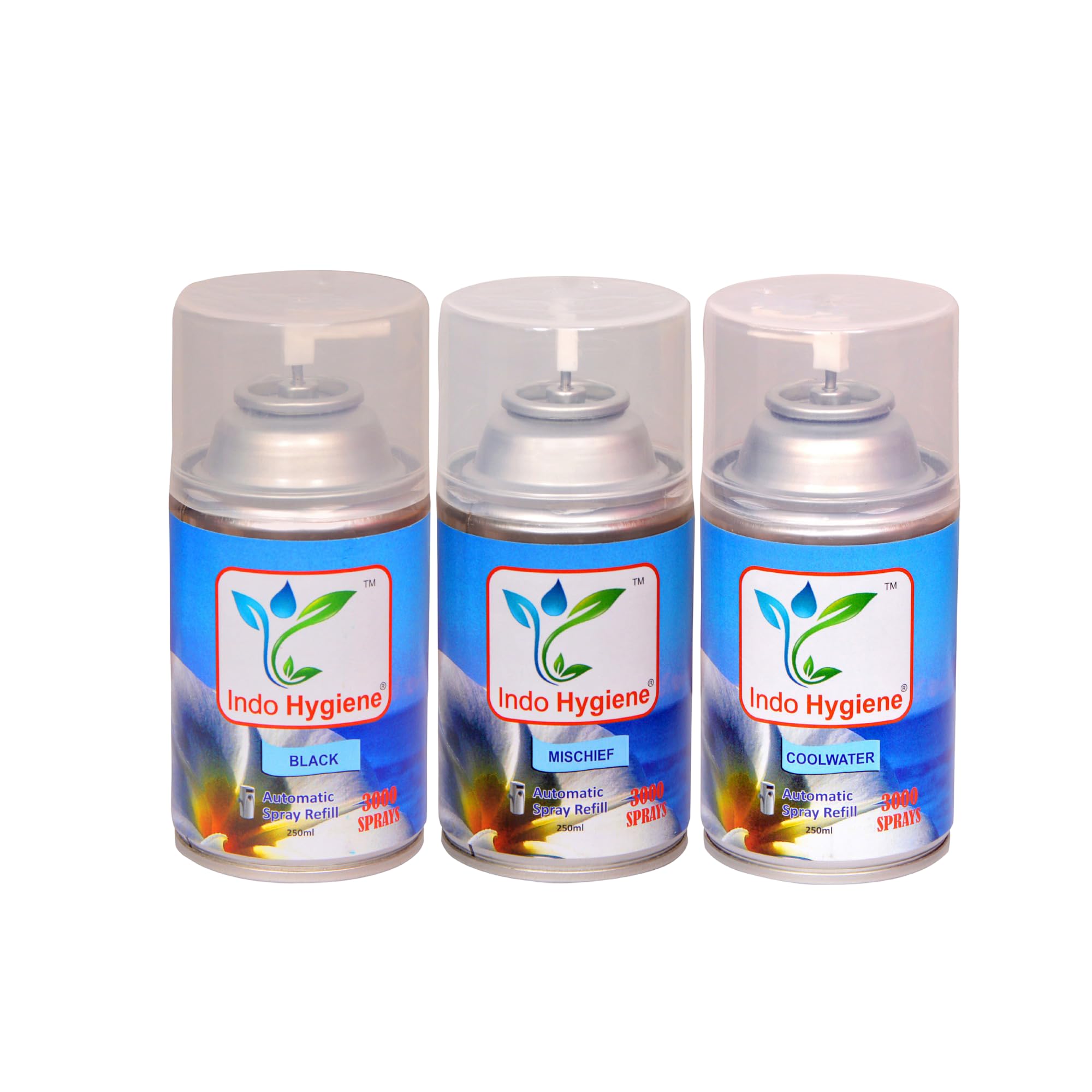 Scented Automatic Air Freshener Refill – Freshens Your Home, Office & Bathroom with Lasting Fragrance (Pack Of 3) (750 ml, Black, Mischief & Cool water)-image-37