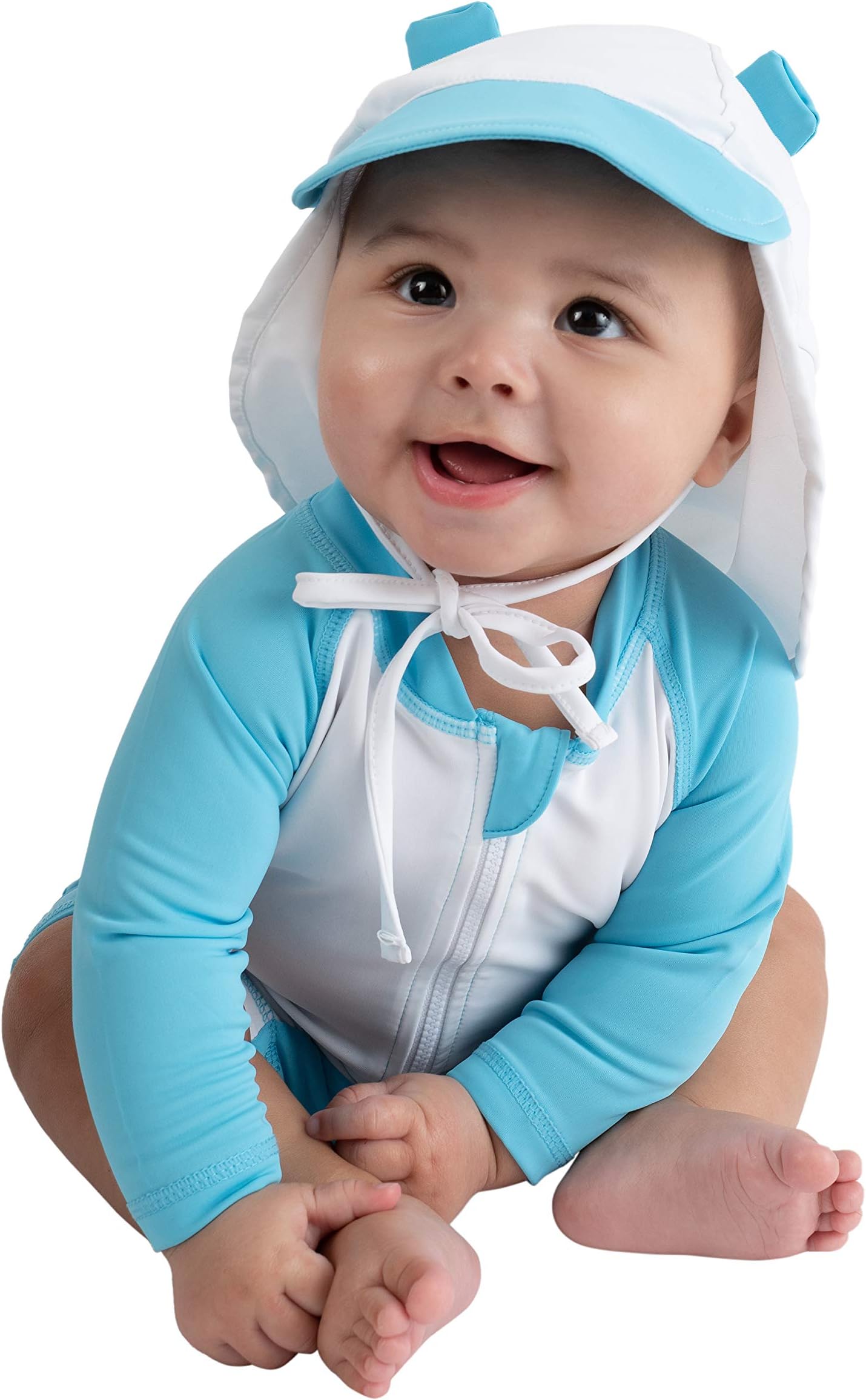 Cuddle Club Baby and Toddler One-Piece Swimsuit | UPF 50+ All-Day UV Protection Infant Sunsuit