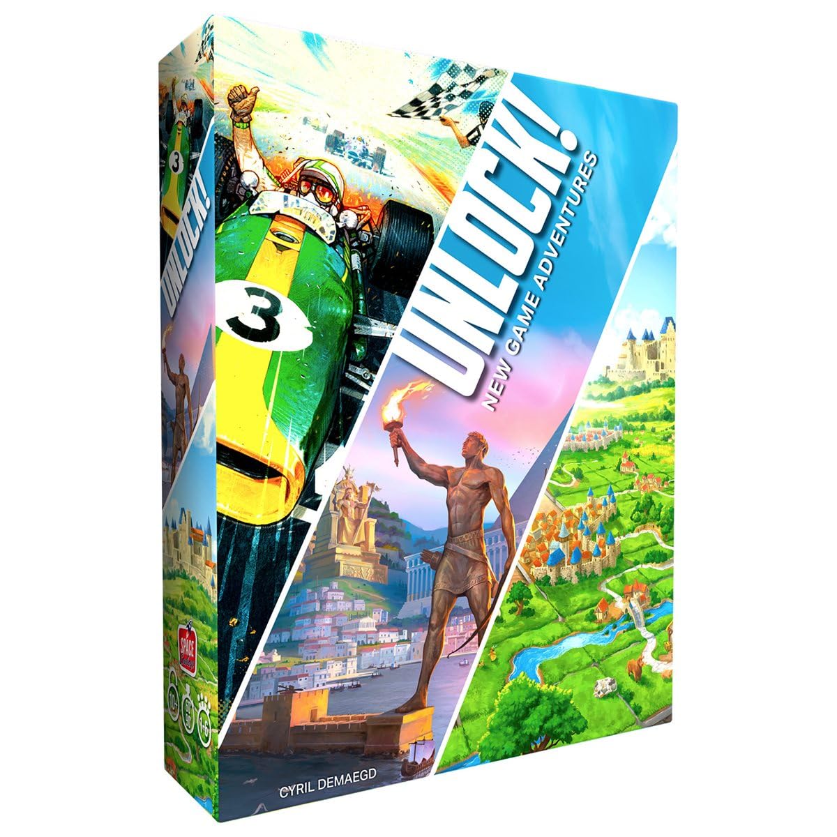 Asmodee | Unlock! 15 Adventures Escape Game for Adults & Kids