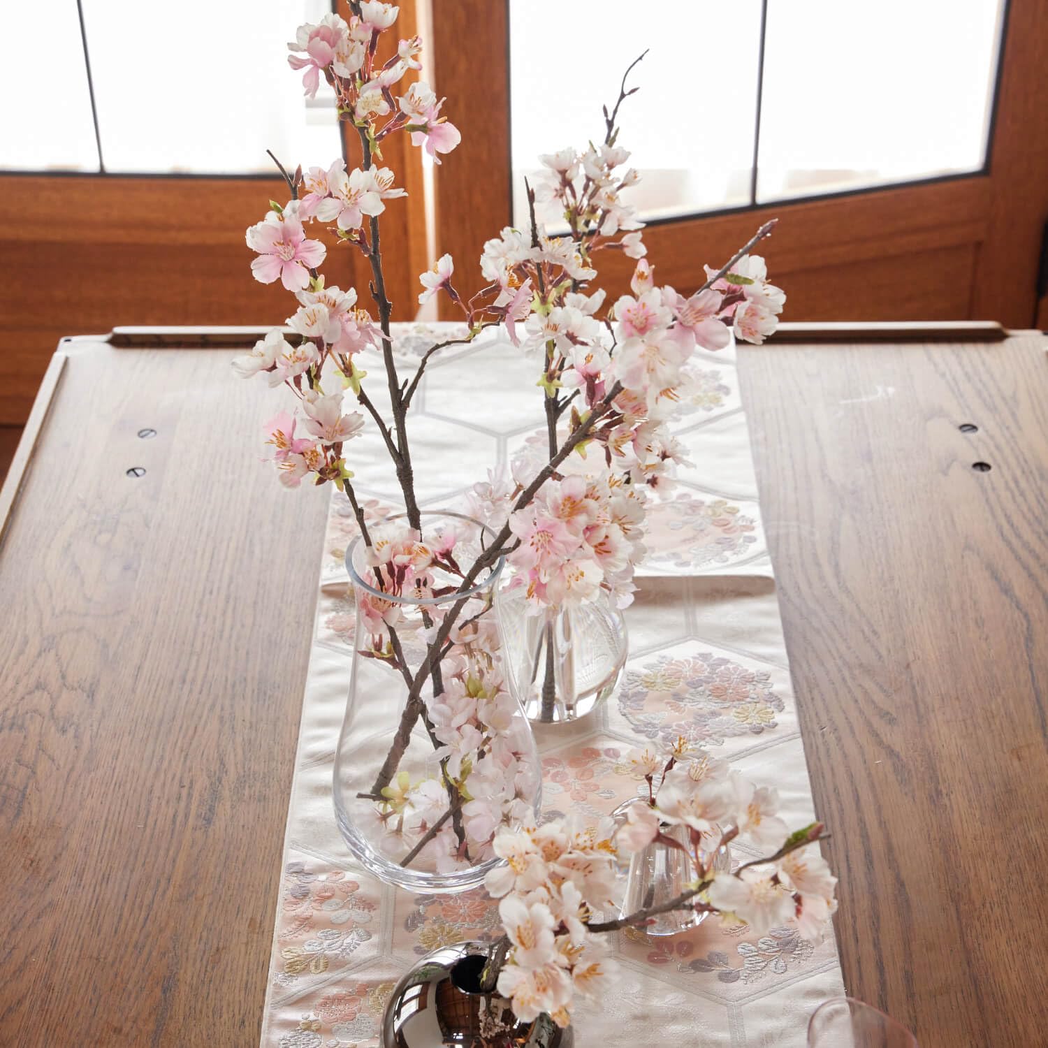 Amazon｜吉野桜 クリームピンク 単品花材 造花 アーティフィシャル 