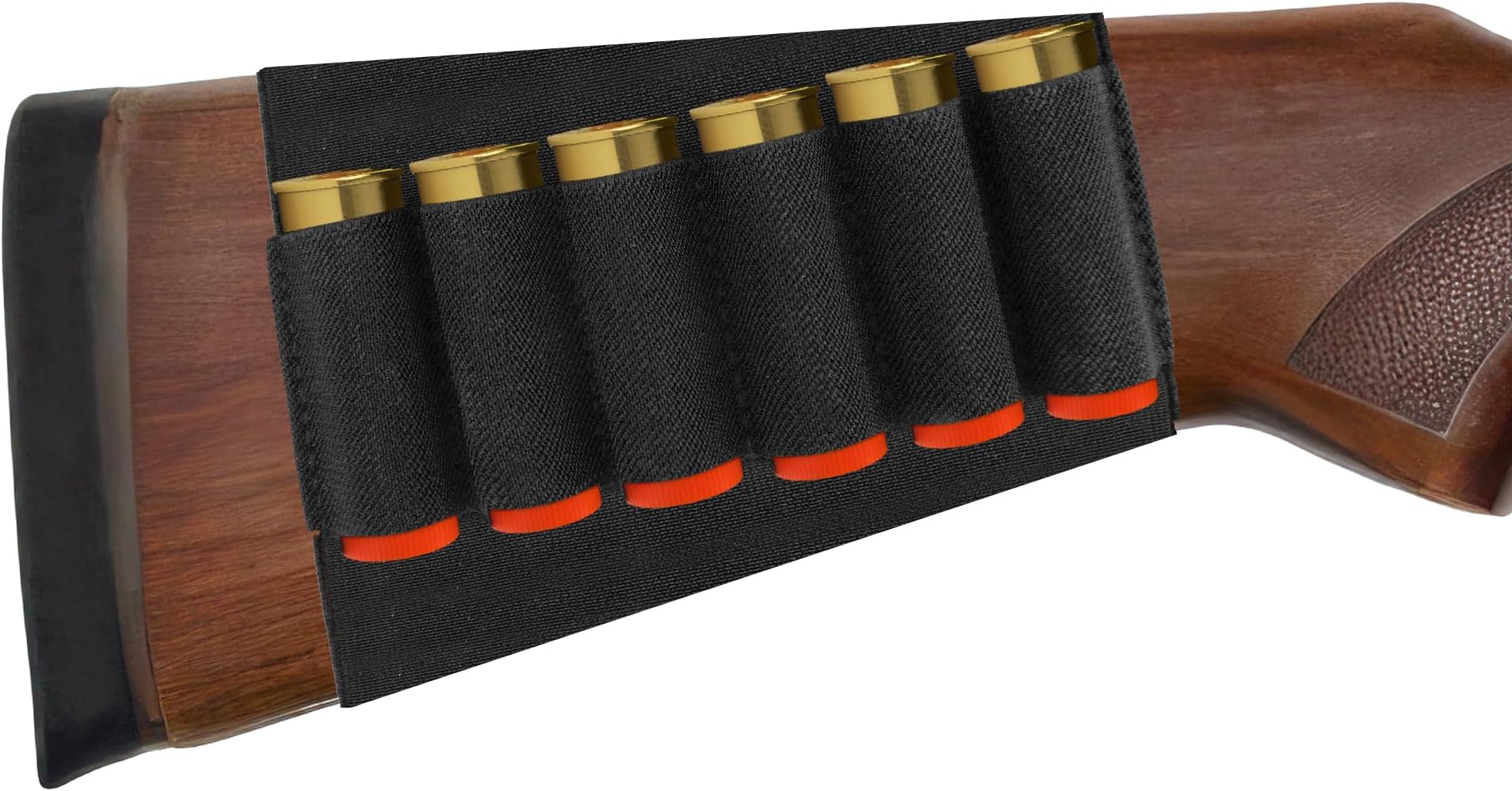Coolrunner 8 Round Shotgun Shell Holder Buttstock Holder for 12/20 Gauge Ammo Tactical Shotgun Holder for Hunting