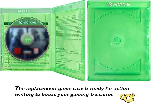 Miniatura 2 de Logecho Estuche de disco para Xbox One, estuche de repuesto para juegos de 2 unidades, estuche de juego de discos vacíos para Xbox