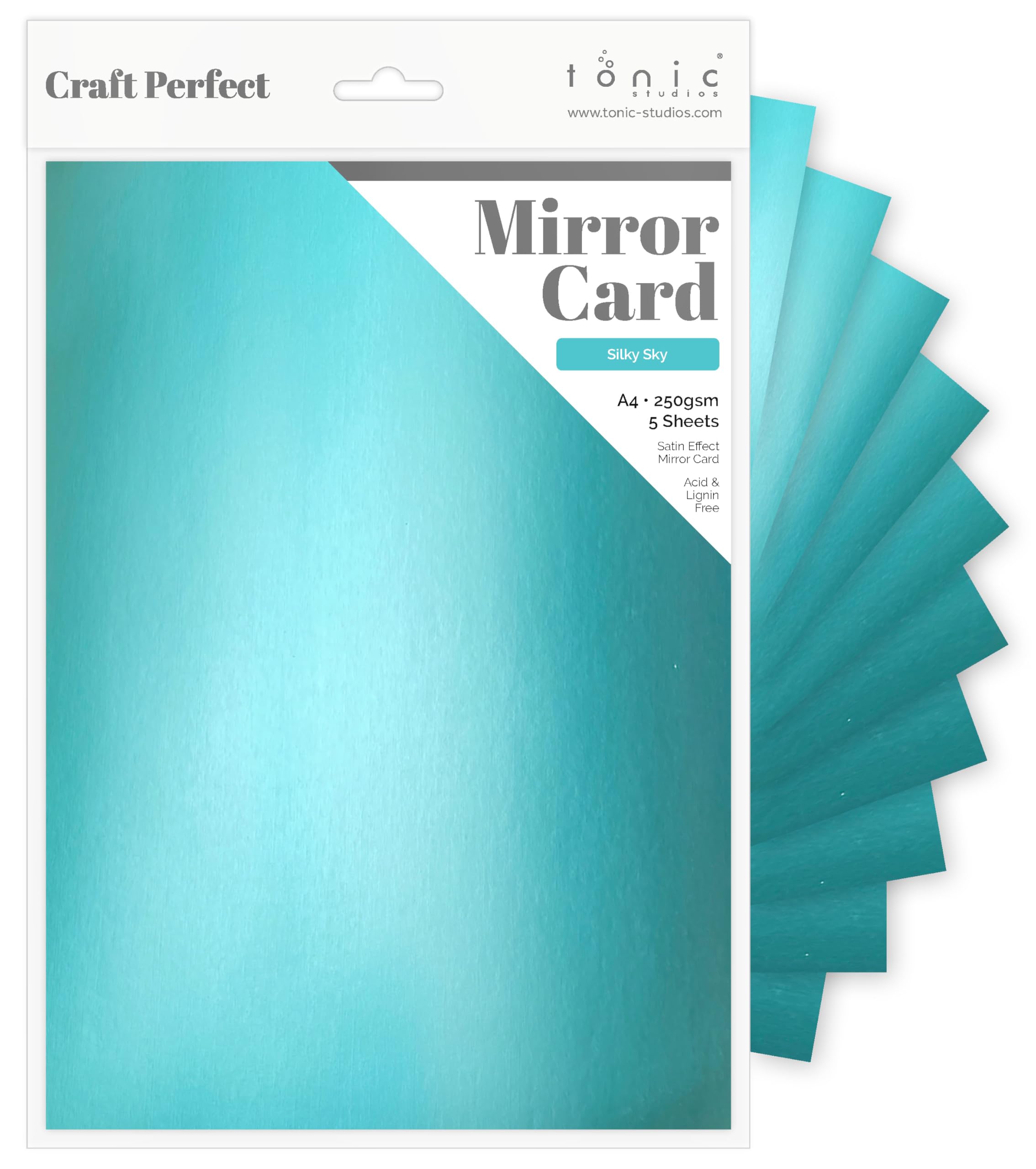 Tonic Studios Cardstock, Blue, Size A4