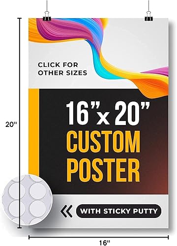 Miniatura 37 de Póster personalizado de 24 x 36 pulgadas, póster personalizado de imágenes, impresión de pósters, crea tu propio póster personalizado de 24 x 36