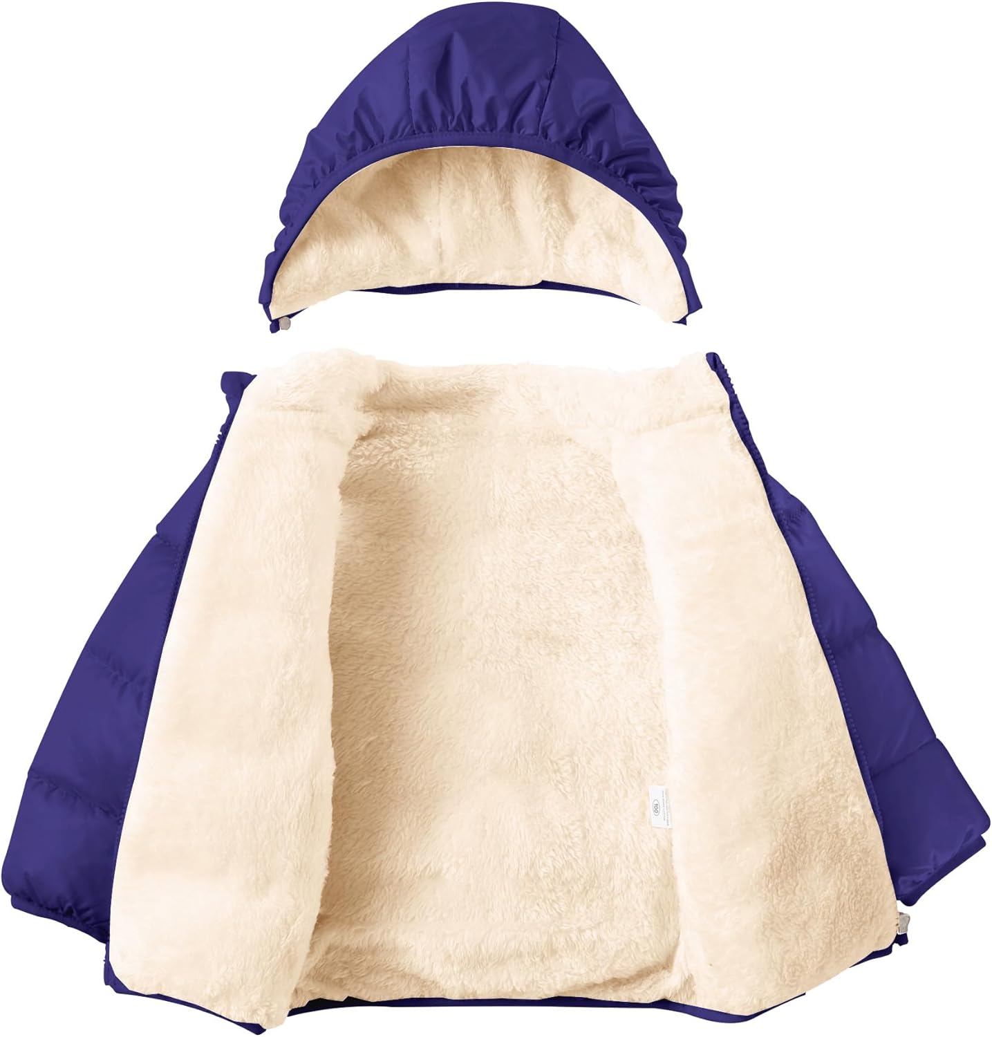 Baby Boys Thicken Winter Coat Toddler Girls Fleece Warm Hooded Jacket Clothes - Image 3