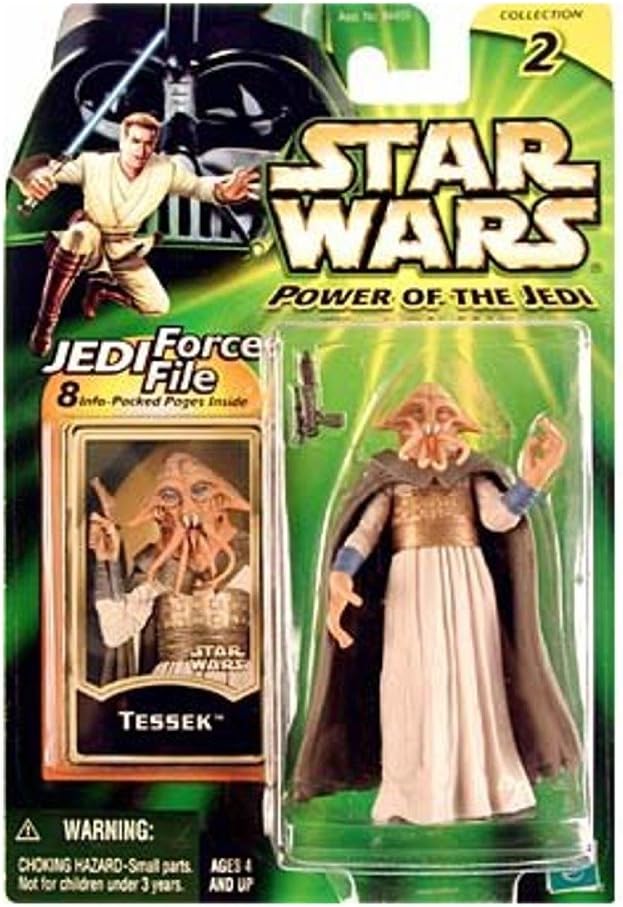 Star Wars, Power of the Jedi, Tessek Action Figure, 3.75 Inches