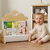 Bookshelf Wooden Childrens Bookcase Kids Storage, Montessori Bookcase, Children, Book Box Children for Reading Corner, Toy Organiser, Shelf, Nursery Storage