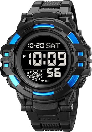 XCZAP Reloj de moda multifuncional para deportes al aire libre pantalla electrónica luminosa impermeable para hombre