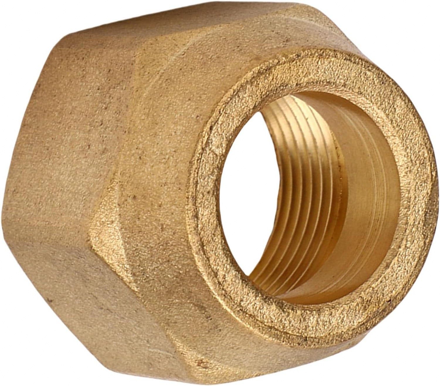 Nakrętka rozporowa 3/4 cala 10 sztuk mosiądz wysokie ciśnienie 150PSI do naprawy klimatyzacji HVAV do rur miedzianych 1,9 cm połączenie rurowe paliwo olej gaz w