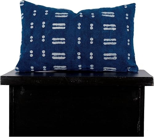 Miniatura 1 de Fundas de almohada tejidas a mano de tela de barro, geométricas, bohemias, tribales, lumbares, rectangulares, 100% algodón, decoración de sofá,