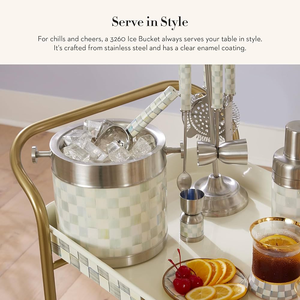 Amazon.com: MACKENZIE-CHILDS 3260 Ice Bucket, Decorative