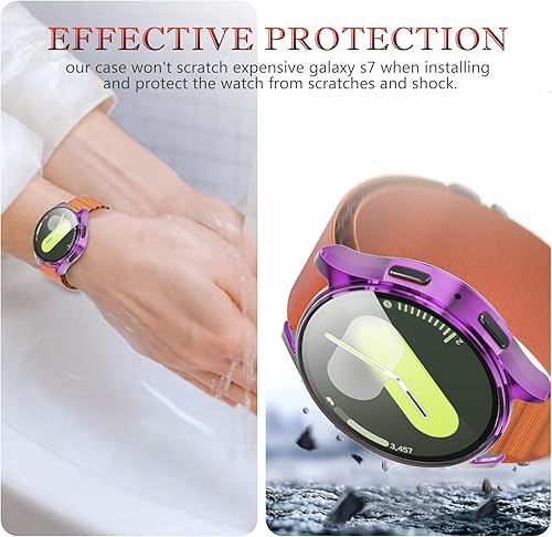 Miniatura 3 de Generic Funda de 1.575 pulgadas para Samsung Galaxy Watch 7 de 1.575 pulgadas, protector de pantalla + funda de poliuretano termoplástico suave,