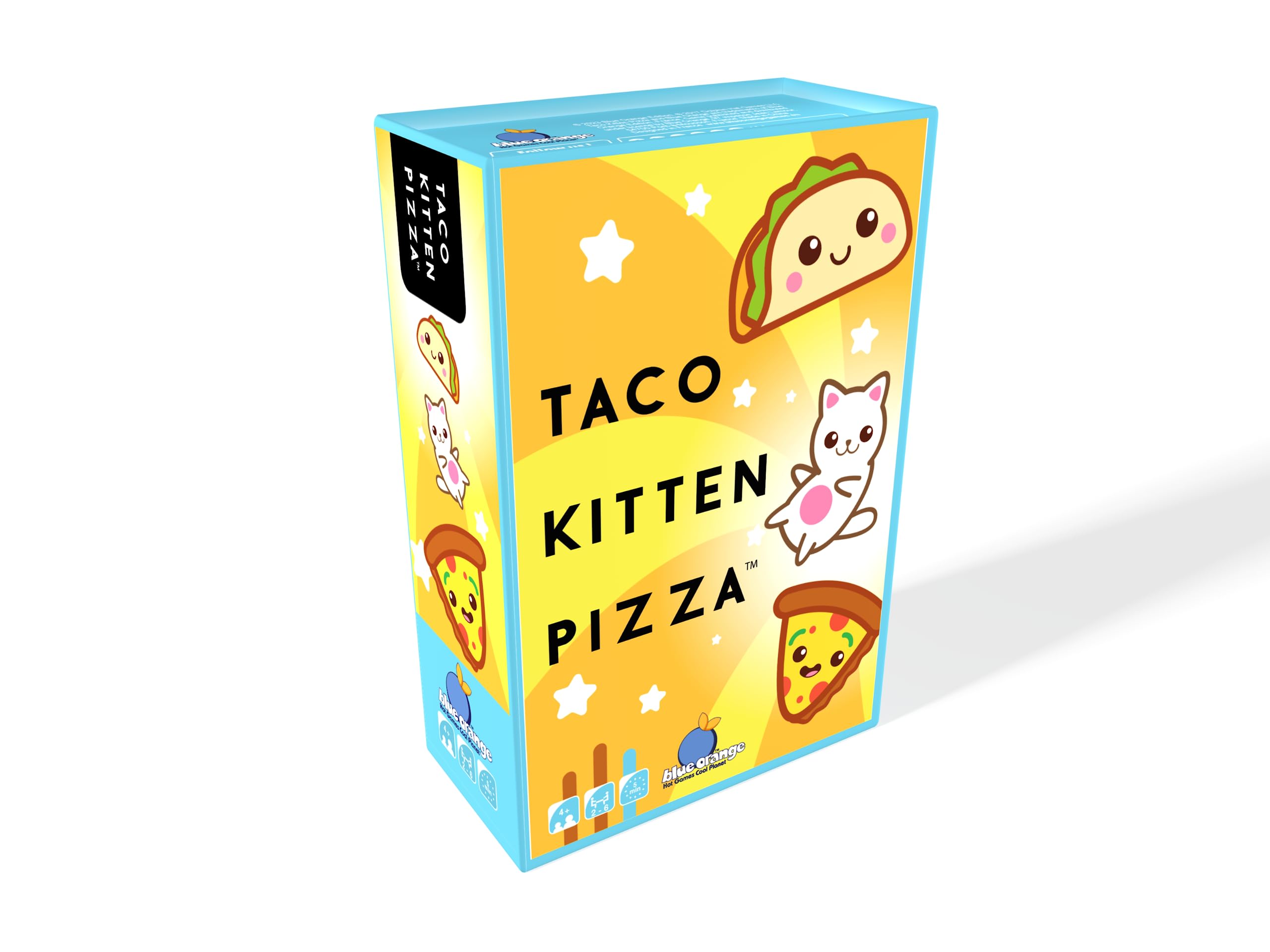 Blue Orange | Taco Kitten Pizza | Card Game | Ages 4+ | 2-6 Players | 5 Minutes Playing Time