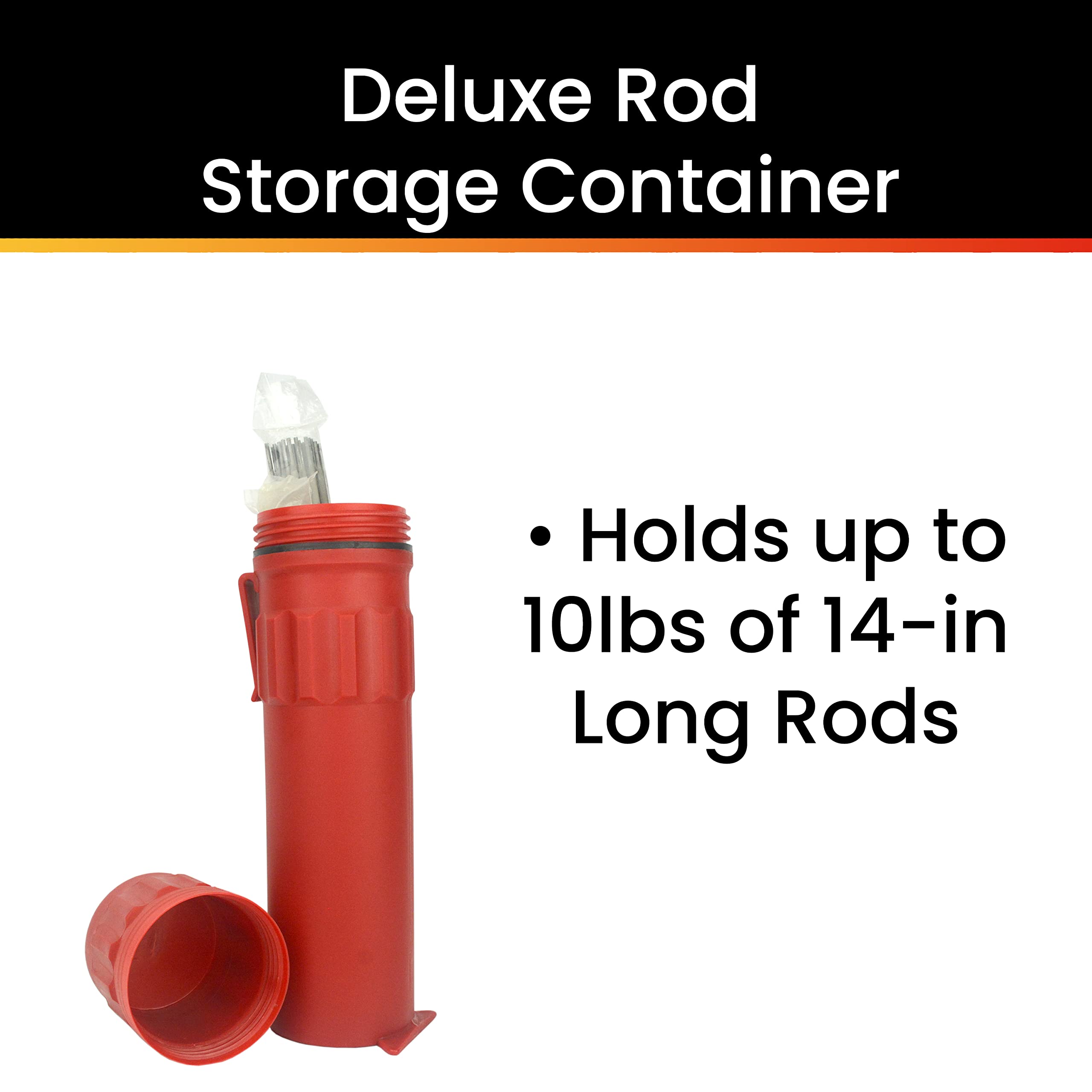 Welding Tools Hot Max Deluxe Rod Storage Container – Airtight Screw-Top ...