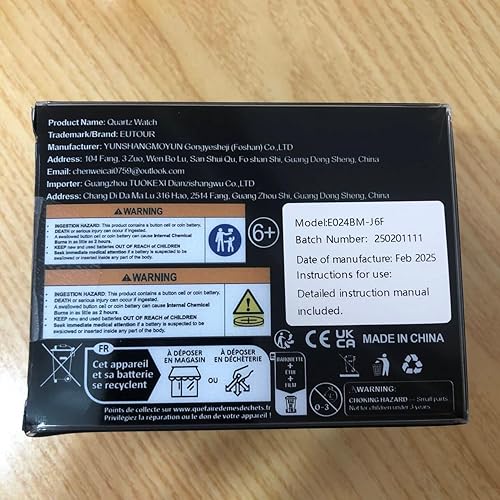 Miniatura 15 de EUTOUR Magnetic Watches for Men 5ATM 40MM Specular Dial Quartz Magnet Watch with Ball Bearings and Silicone Watch Bands Ideas for Men Unique Men's