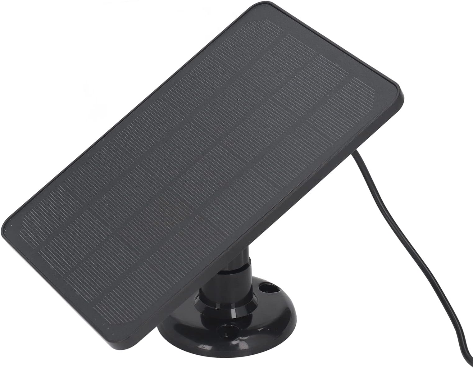 Solar Charging Panel, Monocrystalline Silicon DC Output Solar Battery Panel Charger, 360° Mounting Brackets and Wall Anchors for Small Power Appliances, Emergency Lights
