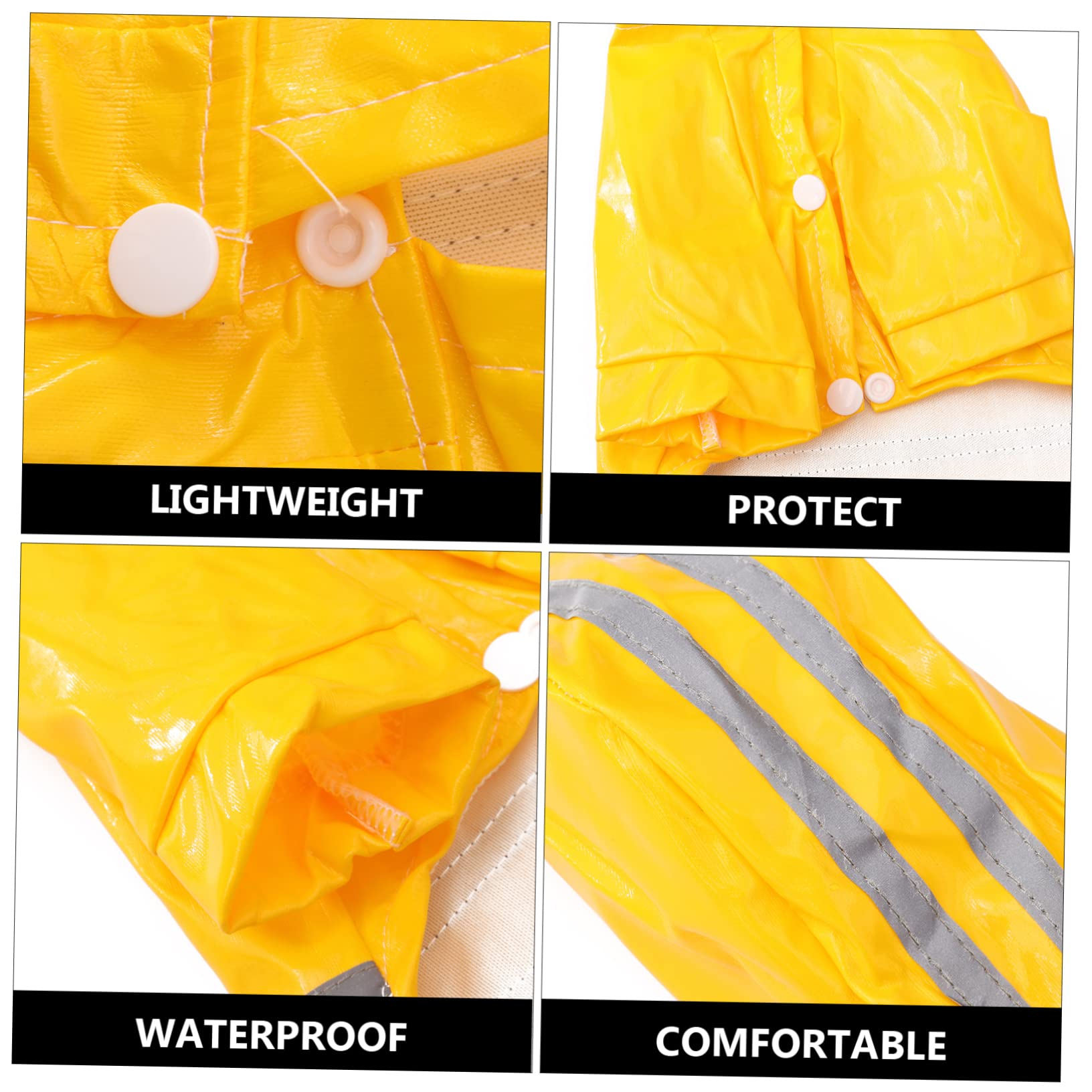 Manteaux de Pluie imperméables pour Chien, imperméable pour Chien, 3 pièces Hunddr?KT Hundkl?der S?llskapsdjur Dog Rain Veste de Pluie imperméable imperméable p