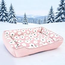 Jema Dog Cat, Bed, Summer, Cool, Washable, Summer Bed, Pet Bed, For Summer, Pet Sofa, Pet Cushion, Dog Bed for Cats, Double Layer Composite Fabric, 3D Mesh, Increased Breathability, Fluffy, Heat