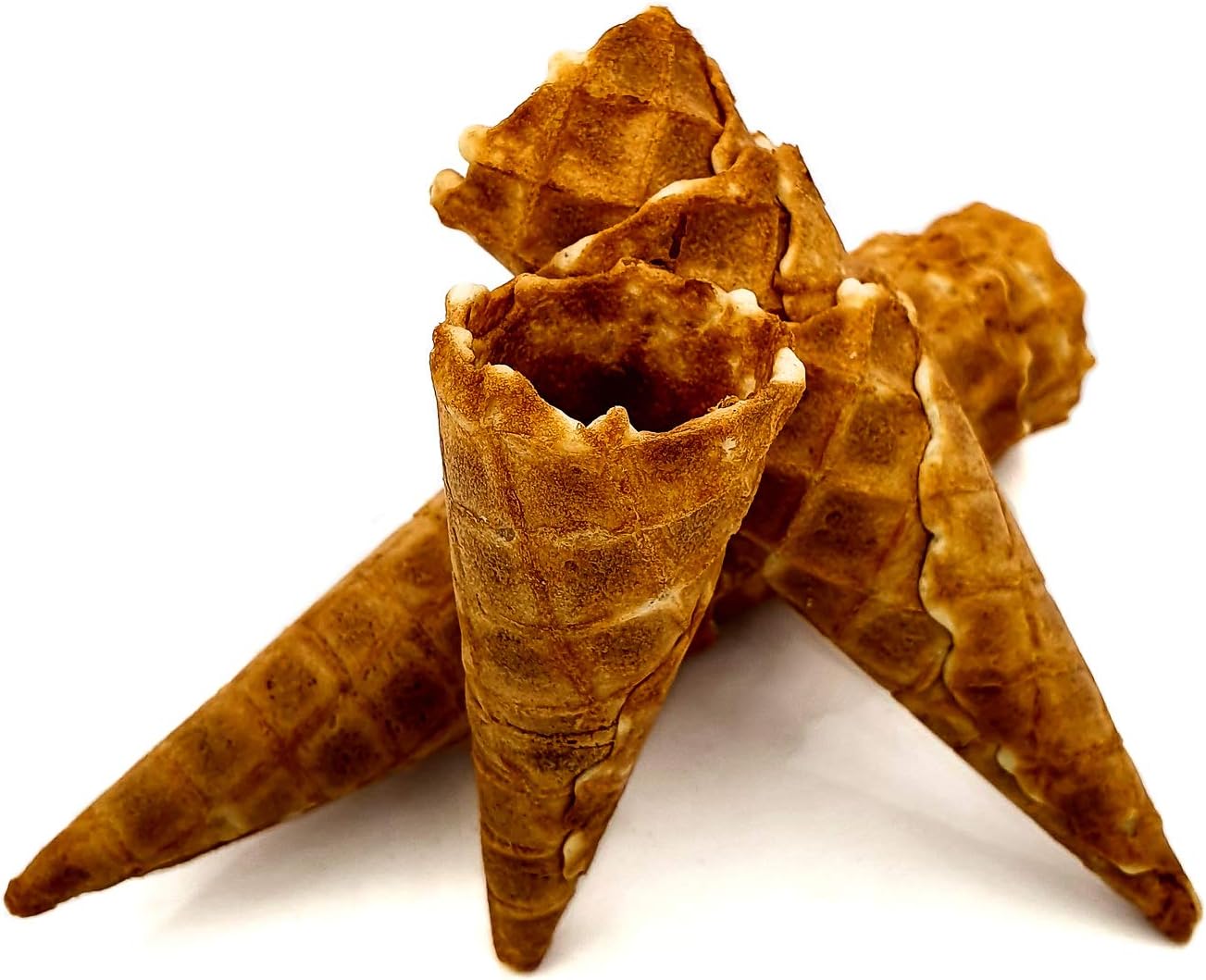 PJaspert Eiswaffeln | Ice Cream Cone - Mini Cone 77xØ31mm edgeless (378 pieces)