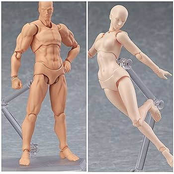 Amazon.co.jp: GIZMAC 1/12 男女2点セット 人形 素体 可動式