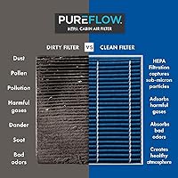 Vista 3 de Filtro de aire de cabina PureFlow HEPA PC99454HX Compatible con Jeep Wrangler 2018-2025, Gladiator 2020-2025