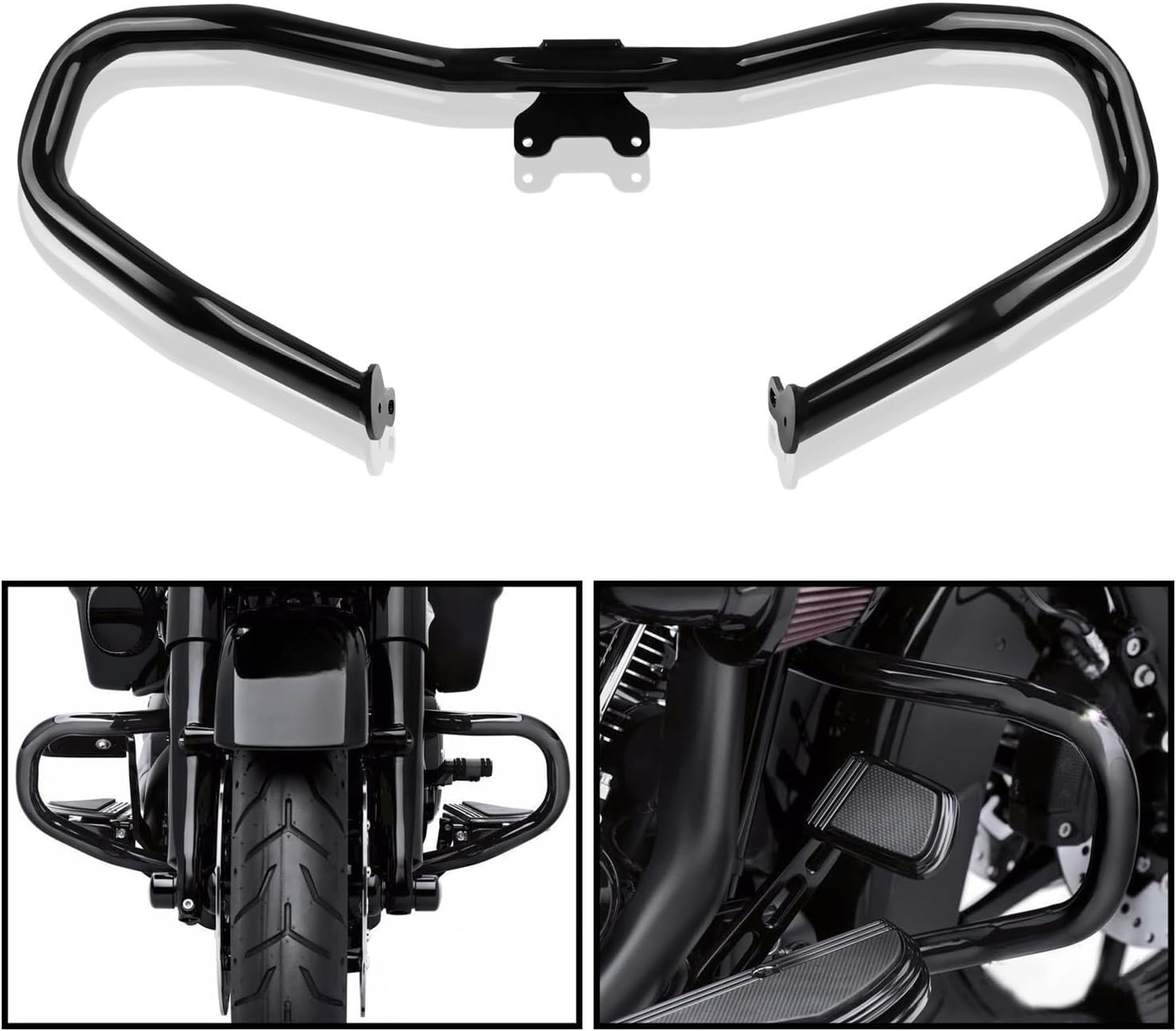 オートバイエンジンガードバンパー ハーレー用 フラッシュ 用 用 フラッシュ 用 2014-2021 【リアブラケットキャリアテールラックリアテールボックストップボック】 オ
