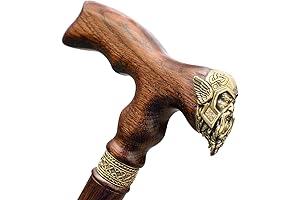 Thor Viking Custom Wooden Cane: The Ultimate Walking Stick for Stylish Gentlemen