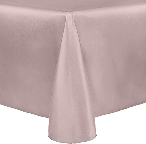 Vista 54 de Ultimate Textile Majestic - Mantel ovalado reversible Shantung Satin (72 x 120 pulgadas), color rojo cereza Cherry Red