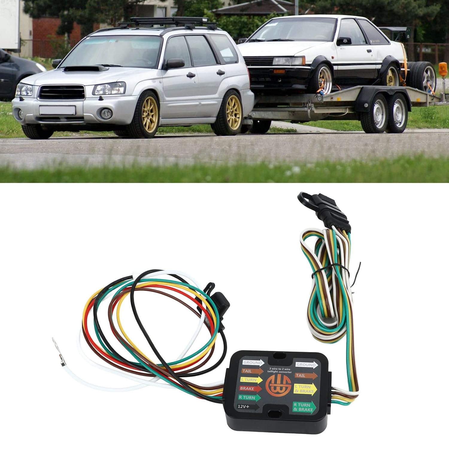 Trailer Wiring Harness 4 PIN 56040 for Ascent Outback CROSSTREK XV Easy Installation and Durable Protection