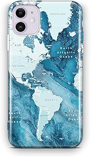 جراب خلفي بطباعة ماب سي لهاتف ابل ايفون 11من كايس بوكس، البولي كربونات، متعدد الالوان