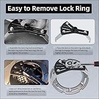 Vista 4 de Herramienta de extracción y reinstalación del anillo de bloqueo de la bomba de combustible, tapa de combustible ajustable, cubierta de tanque de 5.2