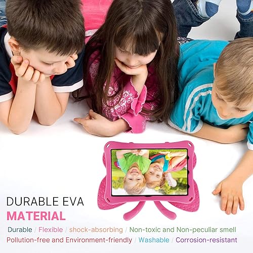Miniatura 2 de Funda para tablet iPad 10.2 para niños, iPad 10.2 7 8 9 funda de mariposa con luz atril EVA Full Boby protección contra caídas, a prueba de golpes,