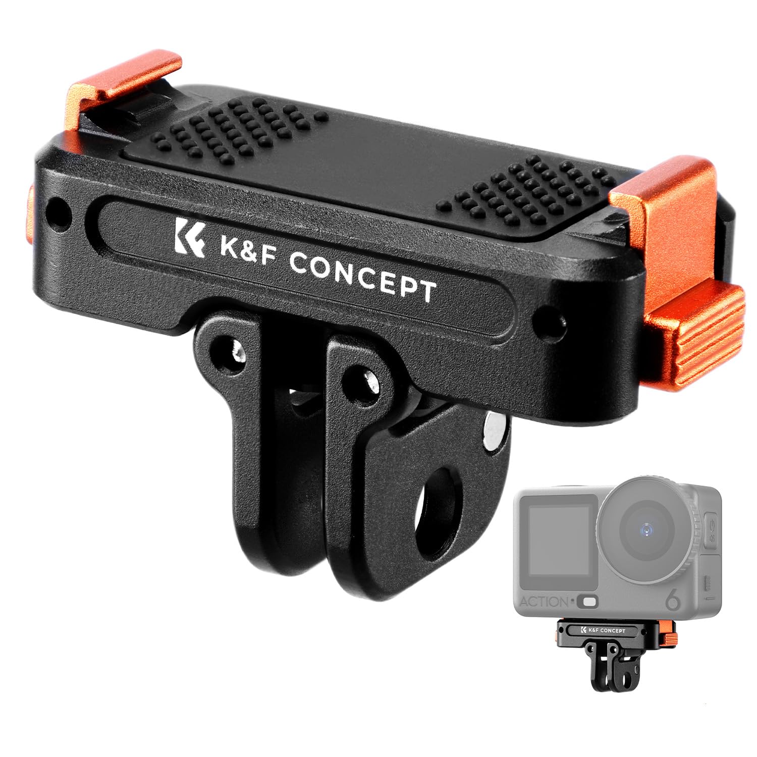 K&F CONCEPT Magnetic Quick Release Adapter Mount Compatible with DJI Osmo Action 6, Expansion Stand with 1/4 Screw Hole/Foldable Connector/Quick-Release Buckle for Osmo Nano, Action Camera Accessories-picture-15