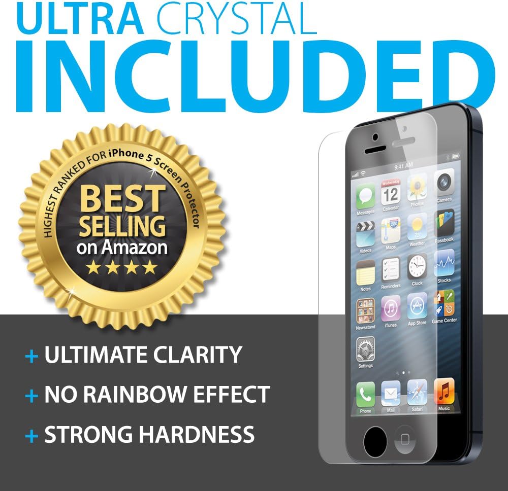 Spigen Ultra Crystal Mix iPhone 5S Screen Protector for iPhone 5S/5 - Ultra Crystal Mix