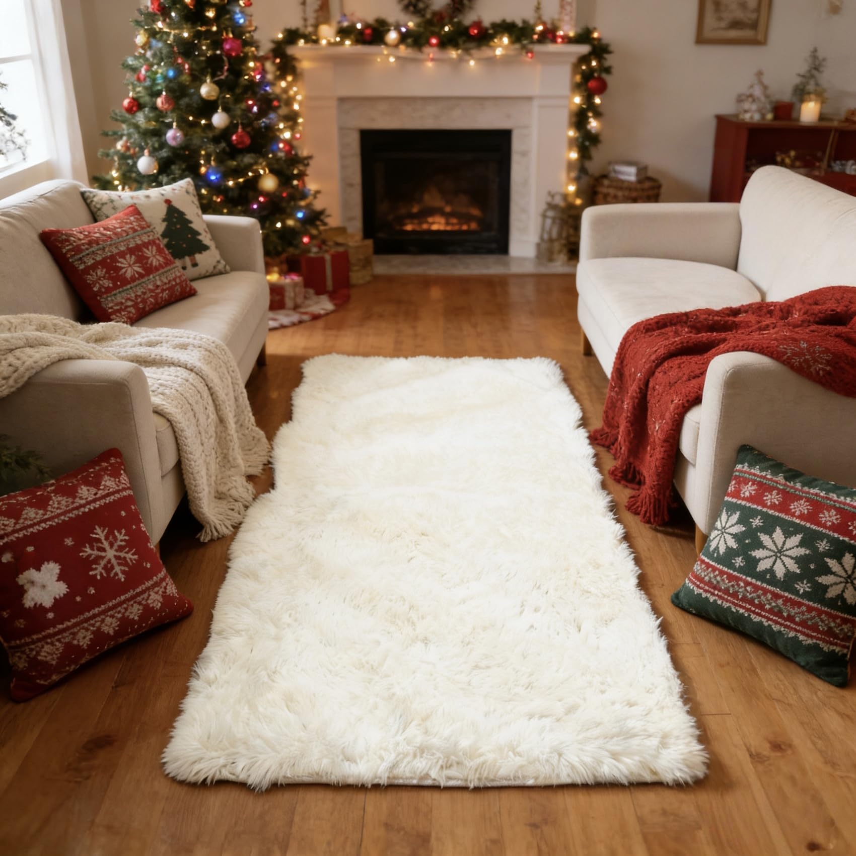 Tapis moelleux facile à entretenir pour éliminer la poussière incrustée