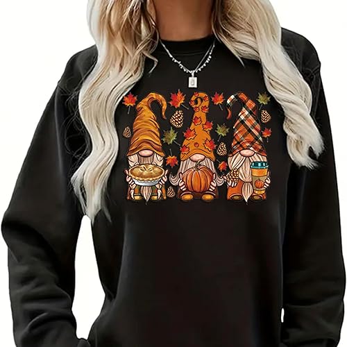 Miniatura 6 de 4 hojas de calcomanías de vinilo de transferencia de calor para otoño, Acción de Gracias, calcomanías para planchar en otoño, calabaza, gnomo, hojas