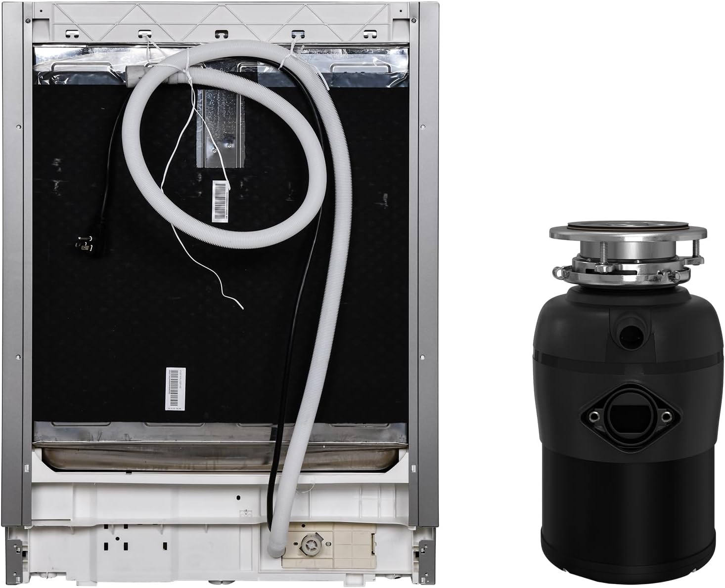 Equator 24 in Dishwasher 15 place QUIET 110V E-Star ADA+3/4 HP Garbage Disposer (Stainless)