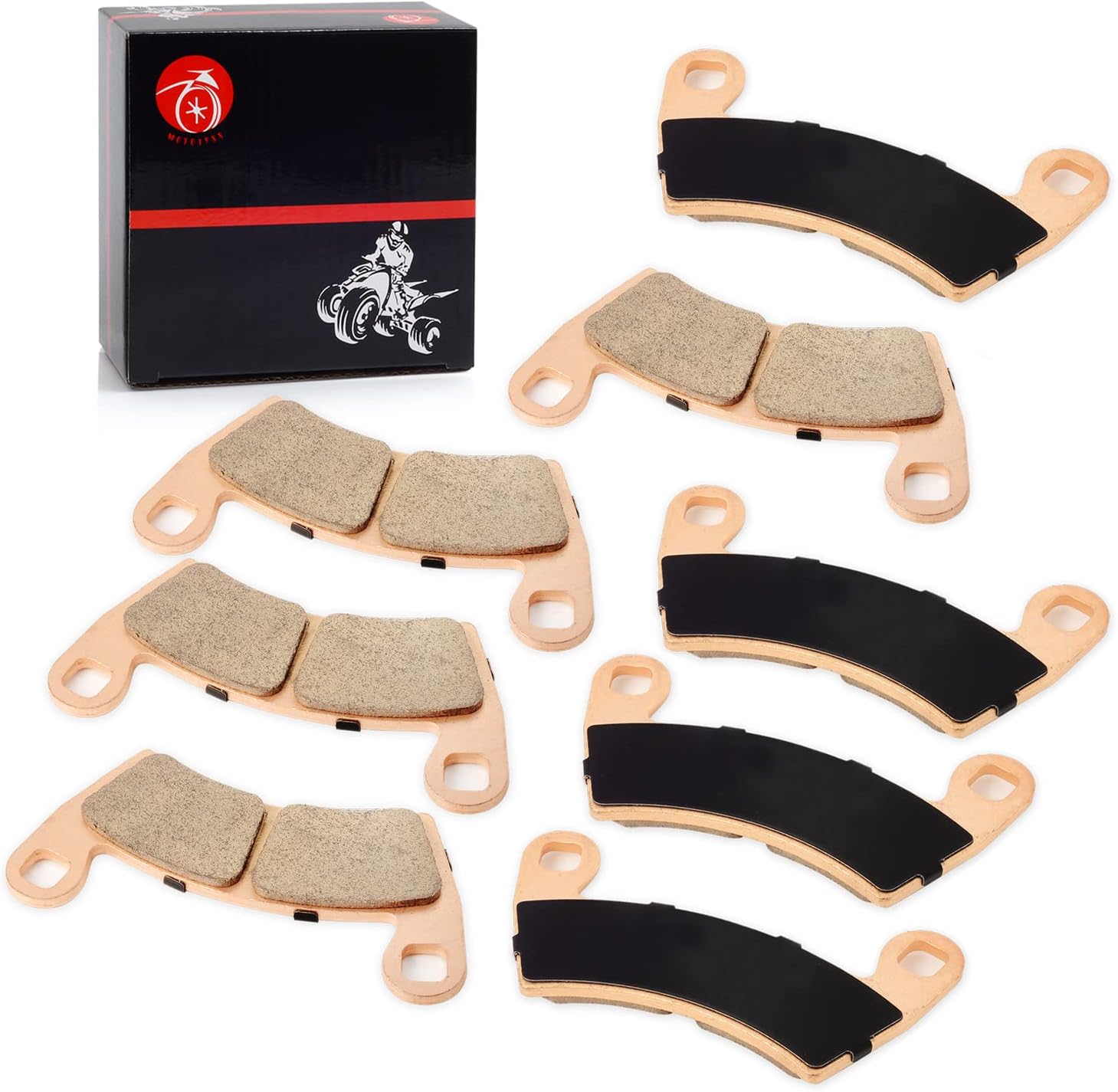 Front & Rear Sintered Brake Pads Kit Compatible with Polaris RZR XP 1000 2014-2022 RZR XP 4 1000 2014-2021 (NO-Premium Edition)