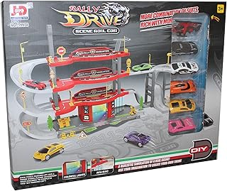 Rally drive car scene