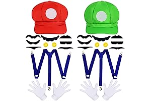 Iconic Super Bros Costume Set for Women: Embody the Legendary Plumber