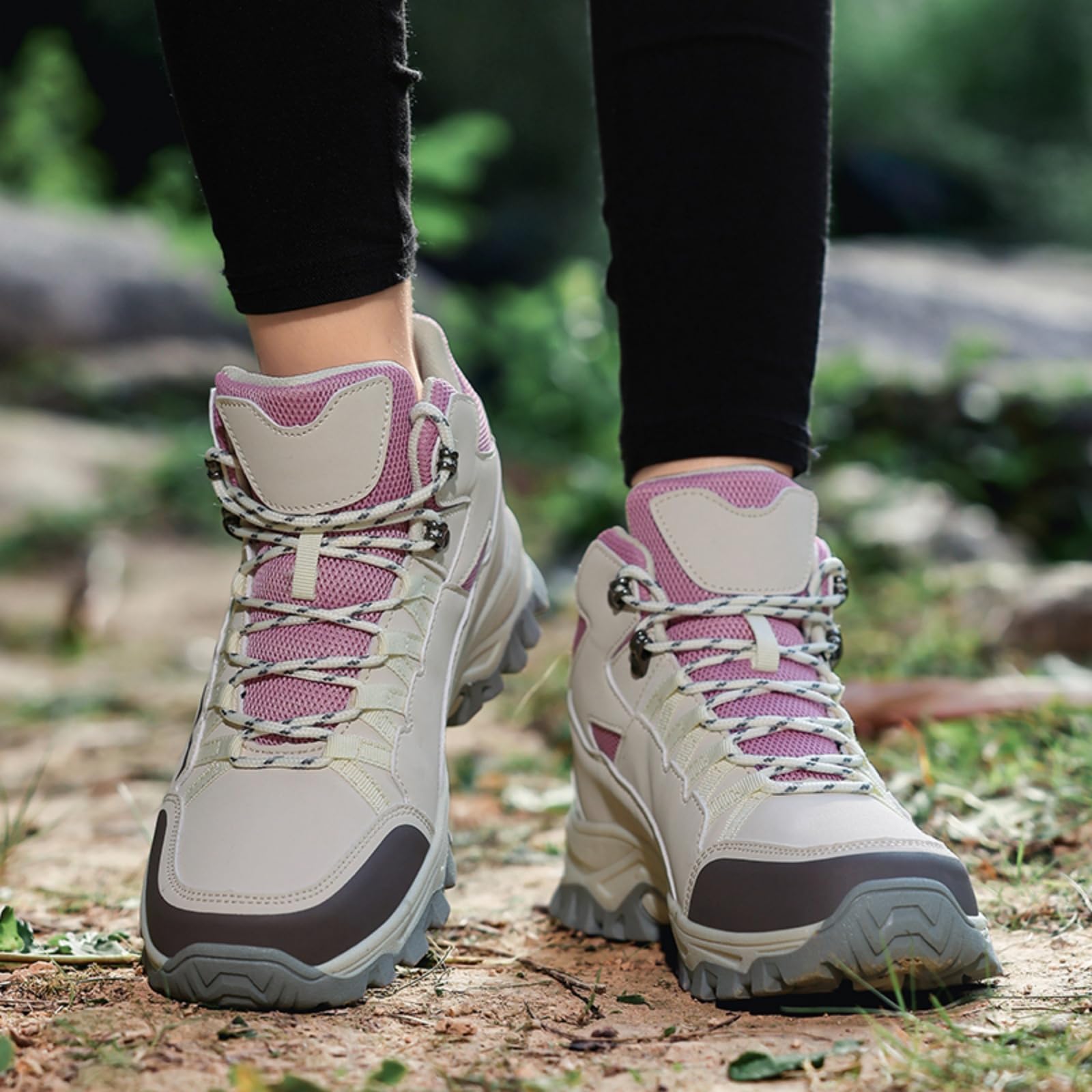 Damskie wodoodporne buty trekkingowe wysokie buty trekkingowe