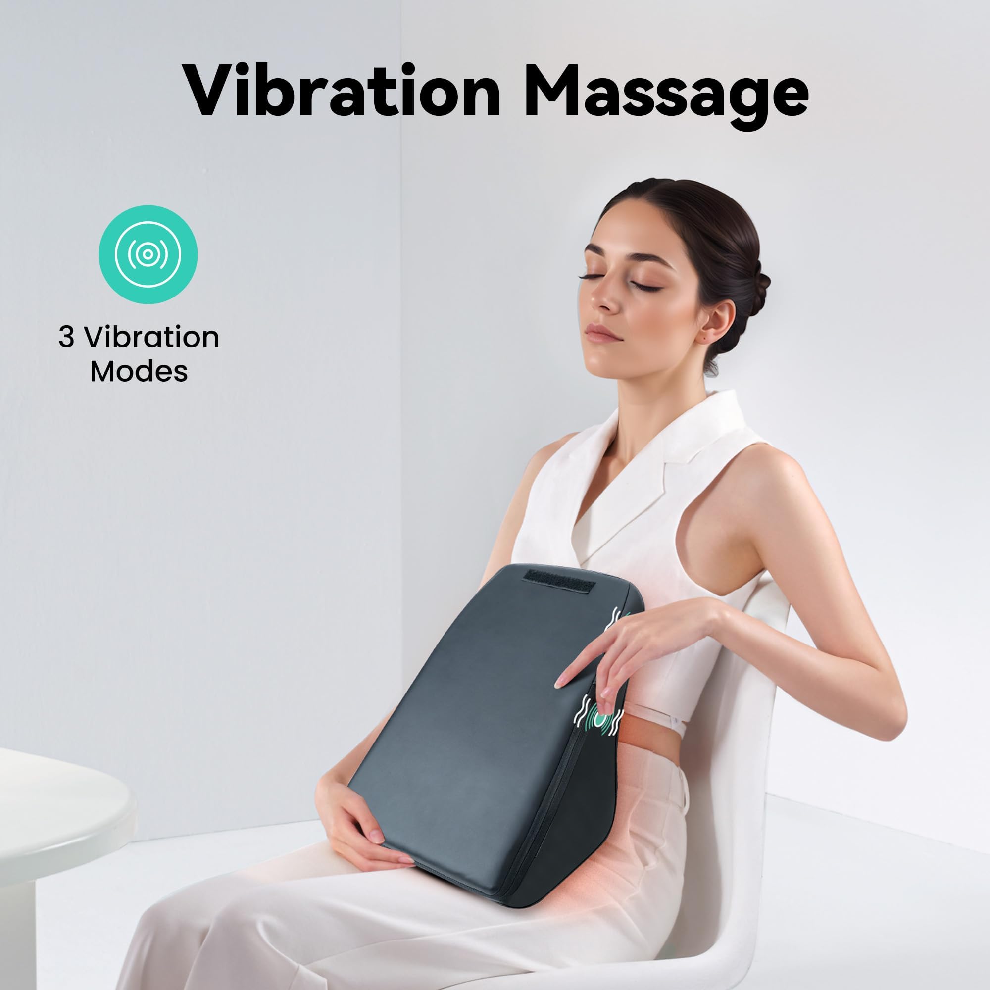 Amazon.com: Snailax Back Neck Massager with Heat, 3D Shiatsu Back Massager  for Pain Relief Deep Tissue, Kneading Heated Vibration Massage Pillow for  Mom Detachable Flap Remote Control : Health & Household