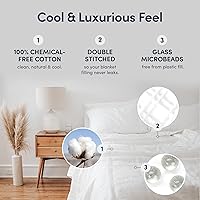 Vista 3 de Manta Baloo pesada, ligera, manta acolchada de algodón pesado