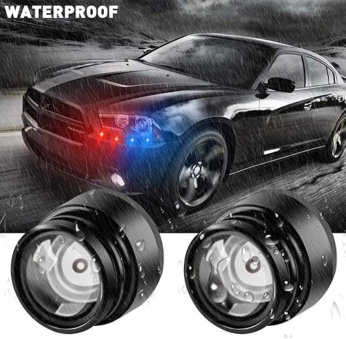 Miniatura 7 de Teguangmei Luces de advertencia estroboscópicas de emergencia 4 en 1 para automóvil, motocicleta, ojo de águila, accesorios DRL, control remoto